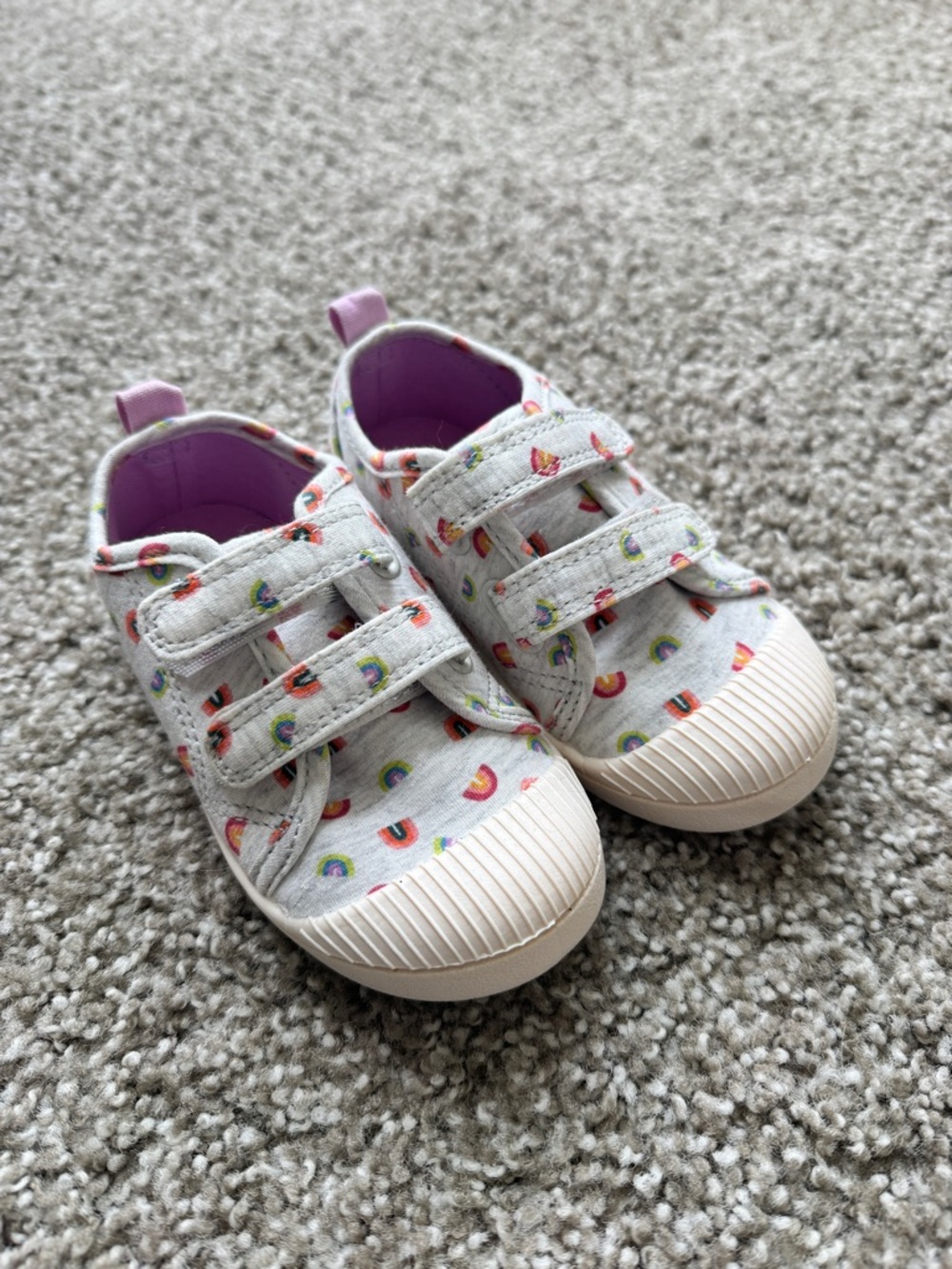 NWOT Cat & Jack Rainbow Shoes